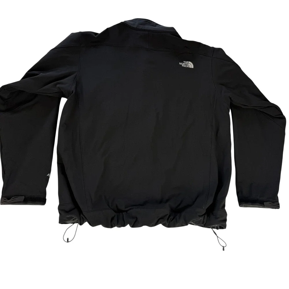 The North Face Apex Bionic Softshell Jacket Black Mens XL Full Zip Fleece Lined